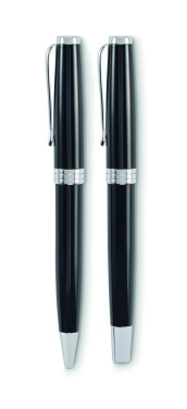 Logo trade advertising product photo of: Ball pen and roller set